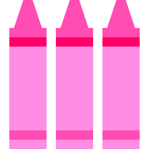 Crayons Basic Sheer Flat icon