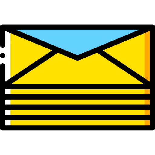 Email Basic Miscellany Yellow icon