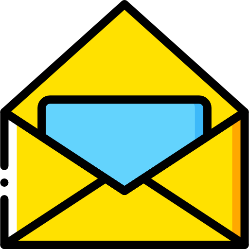 e-mail Basic Miscellany Yellow icoon