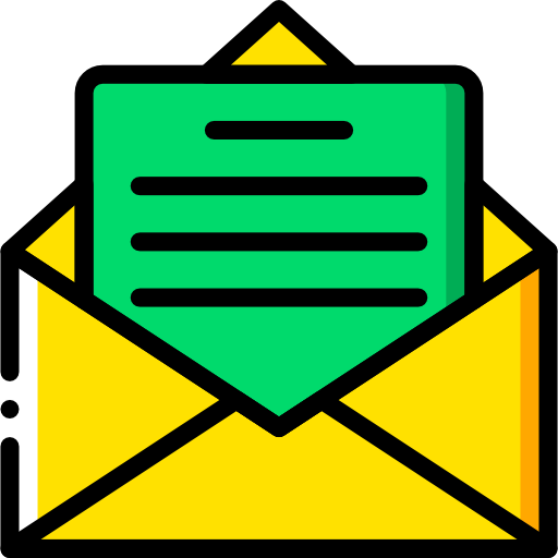 o email Basic Miscellany Yellow Ícone