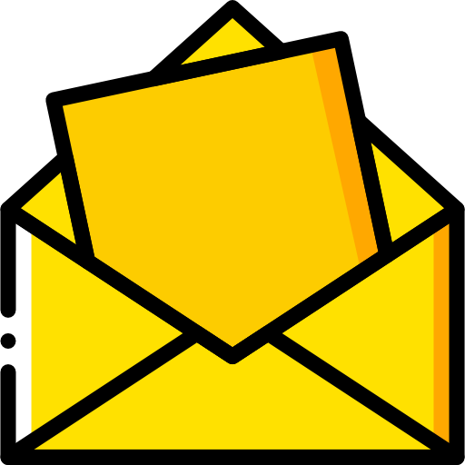 Email Basic Miscellany Yellow icon