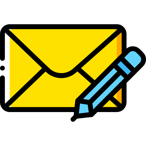 이메일 Basic Miscellany Yellow icon