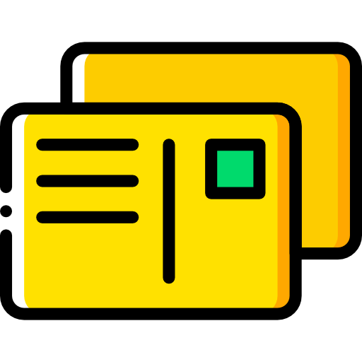 tarjeta postal Basic Miscellany Yellow icono
