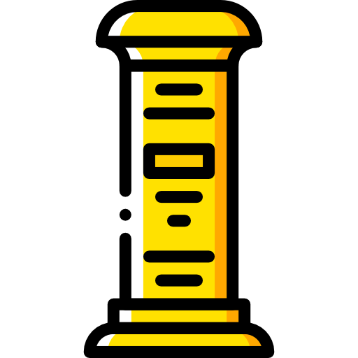 buzón Basic Miscellany Yellow icono
