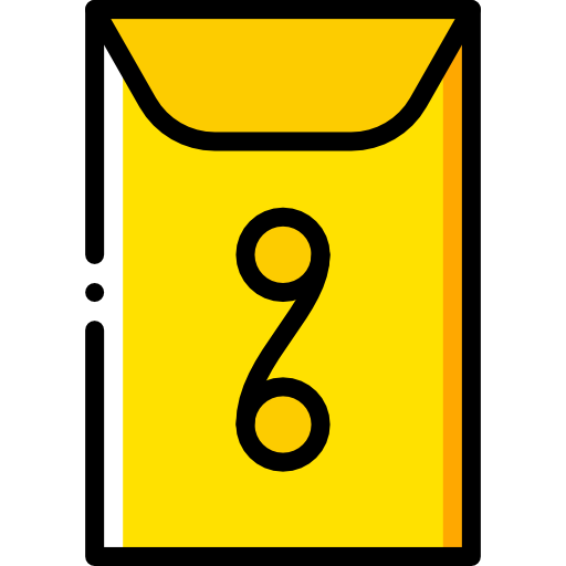 envelope Basic Miscellany Yellow Ícone