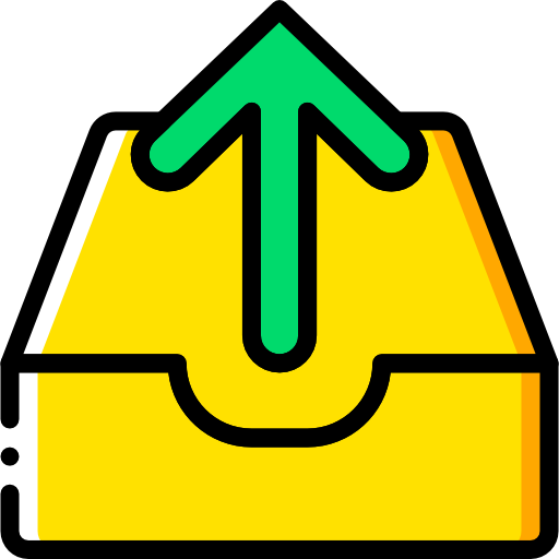 bandeja de salida Basic Miscellany Yellow icono