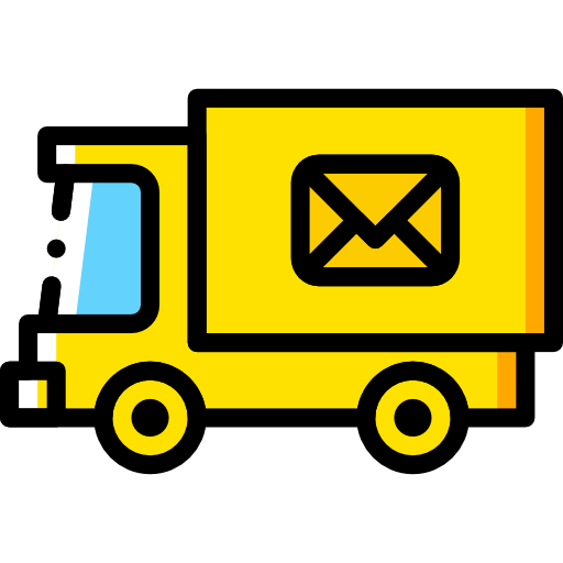 caminhão de entrega Basic Miscellany Yellow Ícone