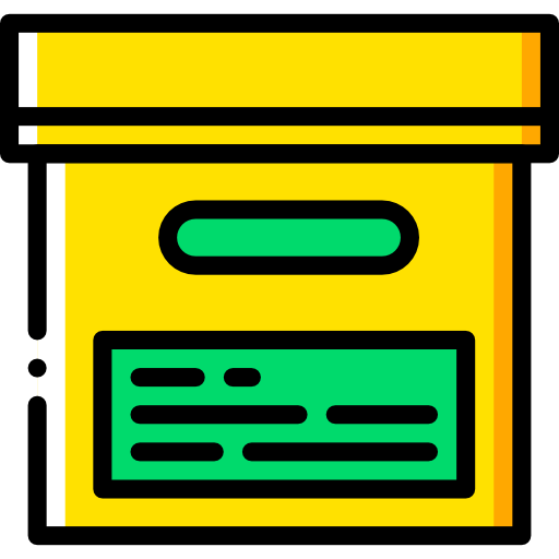 box Basic Miscellany Yellow icon