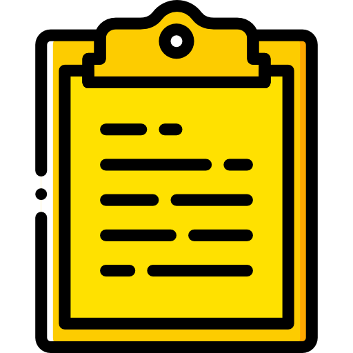 클립 보드 Basic Miscellany Yellow icon