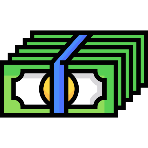 Currency Detailed Straight Lineal color icon