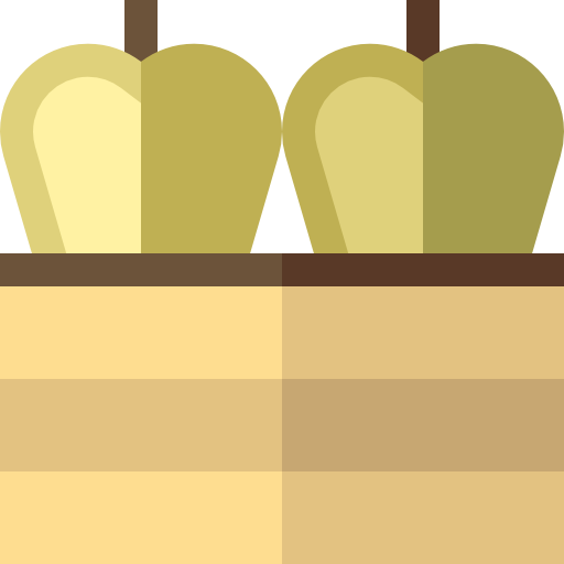 Äpfel Basic Straight Flat icon