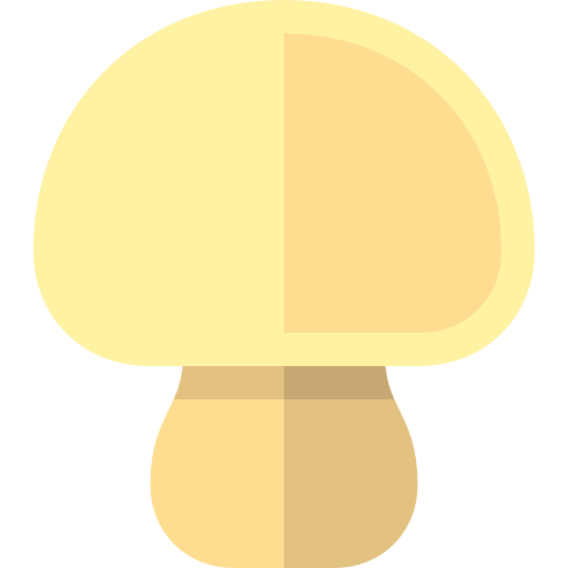 Mushroom Basic Straight Flat icon