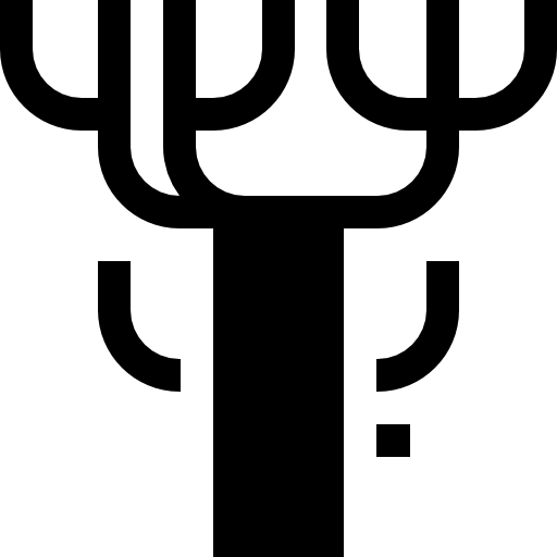 Árbol Basic Straight Filled icono