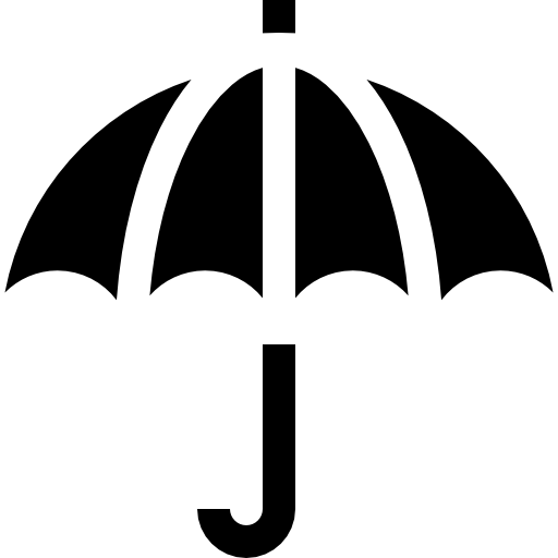 regenschirm Basic Straight Filled icon