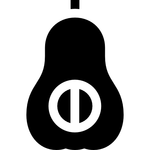 butternusskürbis Basic Straight Filled icon