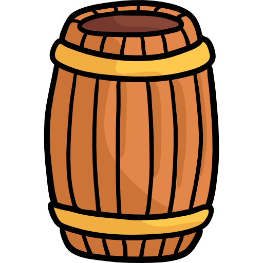 Barrel Hand Drawn Color icon