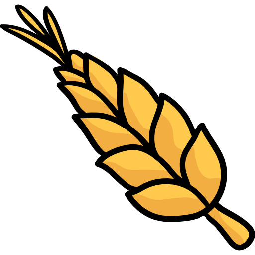 Wheat Hand Drawn Color icon