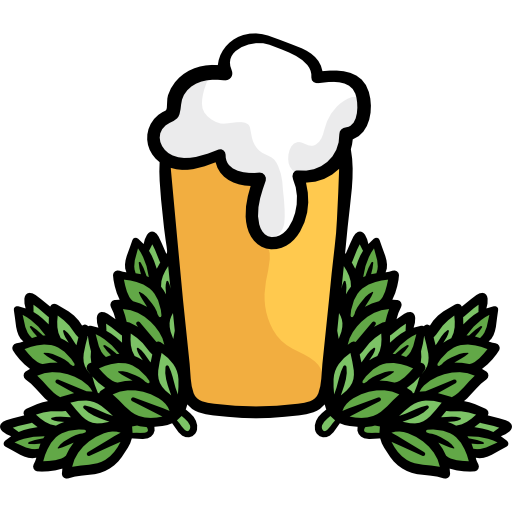 cerveza Hand Drawn Color icono