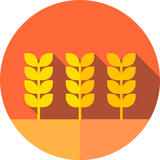 Wheat Flat Circular Flat icon