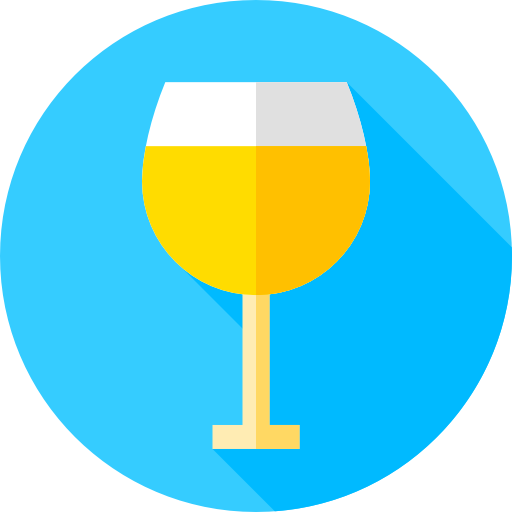 맥주 Flat Circular Flat icon