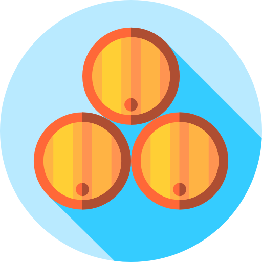 beczki Flat Circular Flat ikona