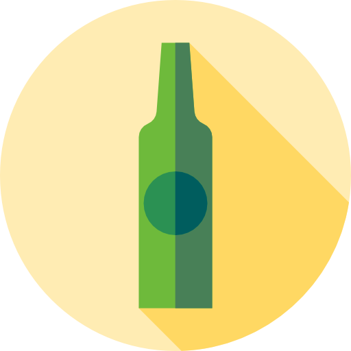 Пиво Flat Circular Flat иконка