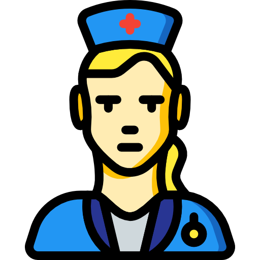 看護婦 Basic Mixture Lineal color icon