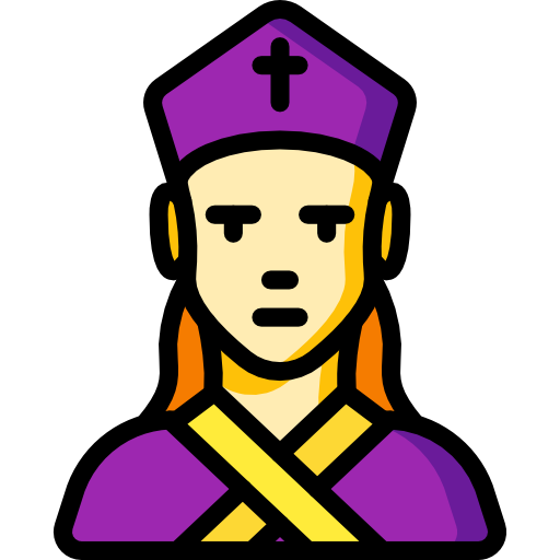 司教 Basic Mixture Lineal color icon