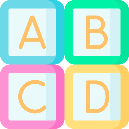 Abc block Special Flat icon