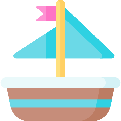 Toy boat Special Flat icon