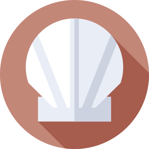 굴 Flat Circular Flat icon