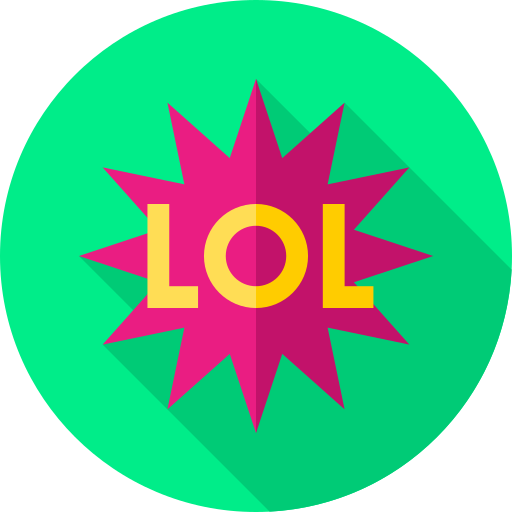 Lol Flat Circular Flat icon