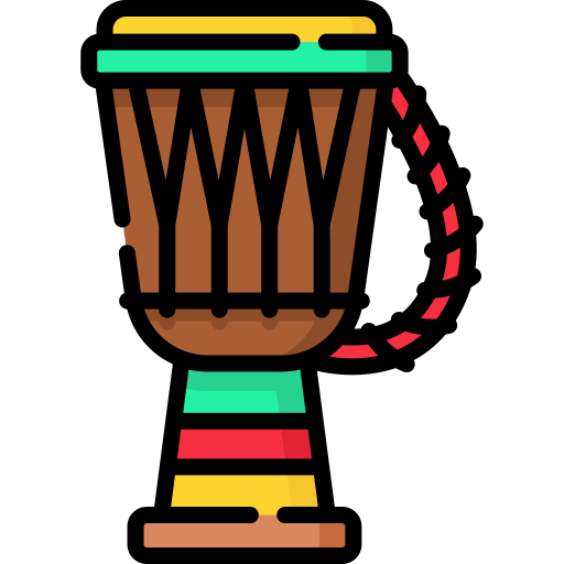 djembe Special Lineal color ikona