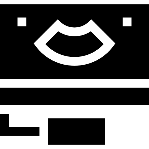 angiographie Basic Straight Filled Icône