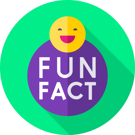 Śmieszny fakt Flat Circular Flat ikona