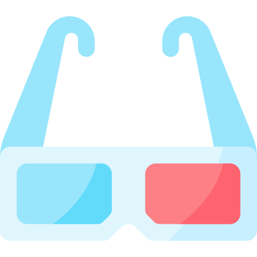 3d-brille Special Flat icon