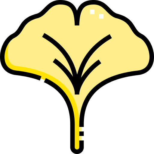 Ginko Detailed Straight Lineal color icon
