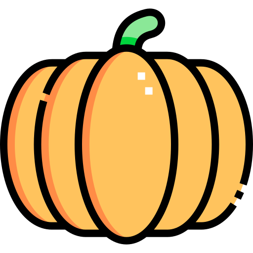 Pumpkin Detailed Straight Lineal color icon