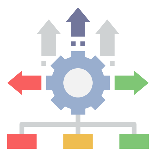 strategiczny rozwój Generic Flat ikona
