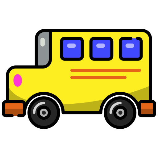 autobus Generic Outline Color Icône