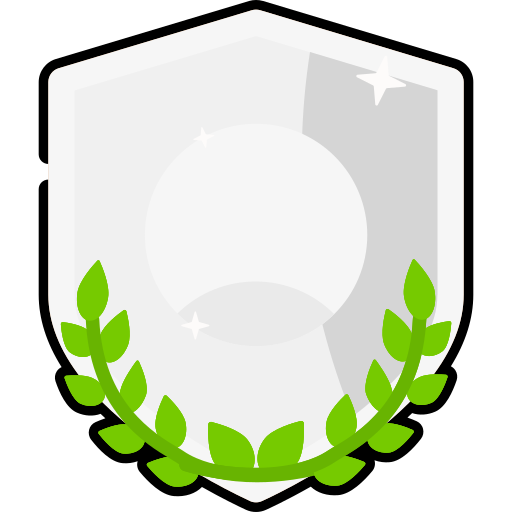 silbermedaille Generic Flat icon