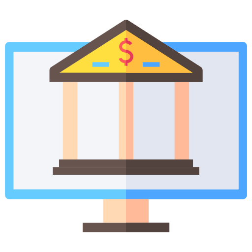 services bancaires en ligne Generic Flat Icône
