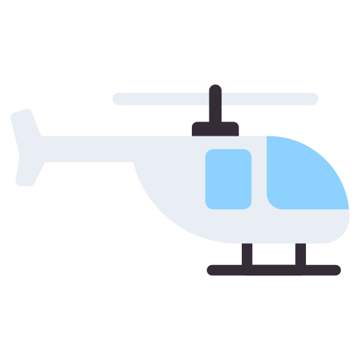 helicóptero Generic Flat icono