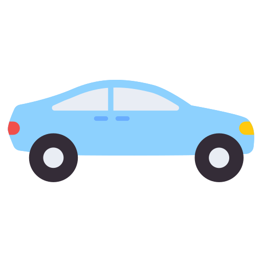 samochód typu hatchback Generic Flat ikona