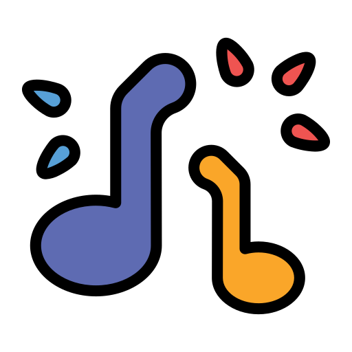 Music Generic Outline Color icon