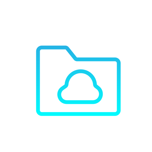 cloud-ordner Generic Gradient icon