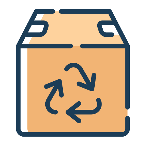 caja de reciclaje Generic Color Omission icono