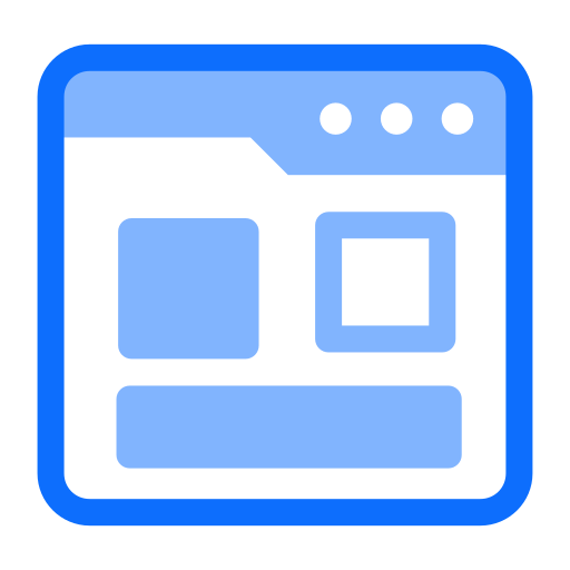 브라우저 Generic Blue icon