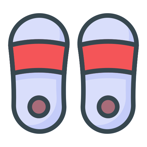des sandales Generic Outline Color Icône