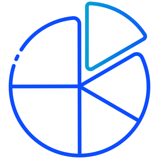 cirkeldiagram Generic Gradient icoon
